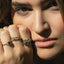 Frida aquamarine ring 14k gold - Studio Kroewe