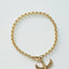 Goddess charm 14k gold - Studio Kroewe