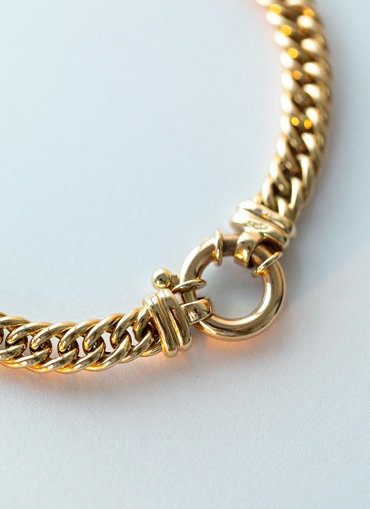 Gourmet 5.8mm bracelet 14k gold - Studio Kroewe