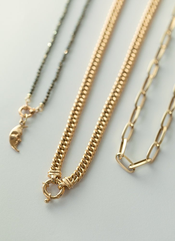Gourmet 5.8mm necklace 14k gold - Studio Kroewe