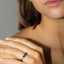 Hedy black pearl ring 14k gold - Studio Kroewe