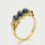 Hedy black pearl ring 14k gold - Studio Kroewe