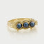 Hedy black pearl ring 14k gold - Studio Kroewe
