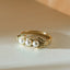 Hedy white pearl ring 14k gold - Studio Kroewe