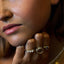 Hedy white pearl ring 14k gold - Studio Kroewe