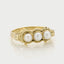 Hedy white pearl ring 14k gold - Studio Kroewe