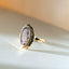 Iggy moonquartz ring 14k gold - Studio Kroewe