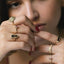 Iggy smoky quartz ring 14k gold - Studio Kroewe