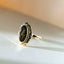 Iggy smoky quartz ring 14k gold - Studio Kroewe