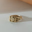 Imone signet ring 14k gold - Studio Kroewe