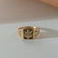 Imone signet ring 14k gold - Studio Kroewe