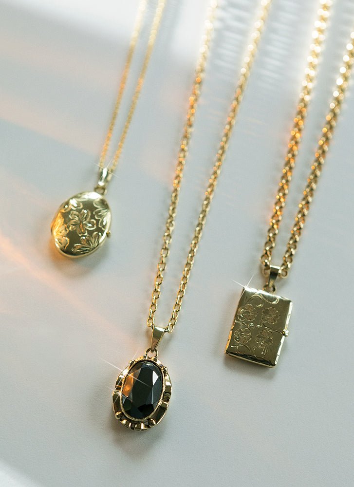 Jasseron 3.3mm necklace 14k gold - Studio Kroewe