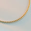 Jasseron 3.3mm necklace 14k gold - Studio Kroewe