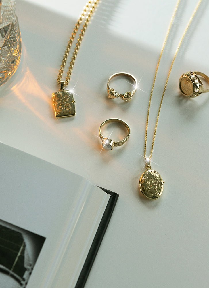 Jasseron 3.3mm necklace 14k gold - Studio Kroewe