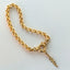 Jasseron 5.5mm bracelet with lock 14k gold - Studio Kroewe