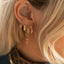 Jules earrings 14k gold - Studio Kroewe