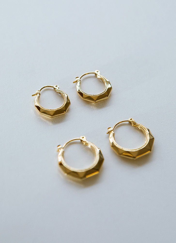 Katherine lapide earrings 14k gold - Studio Kroewe