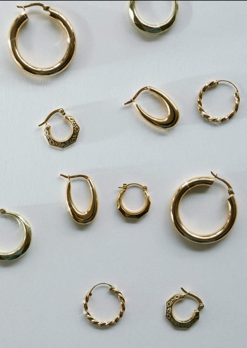 Katherine lapide earrings 14k gold - Studio Kroewe