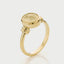 Kitt signet ring 14k gold - Studio Kroewe