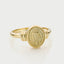 Kitt signet ring 14k gold - Studio Kroewe