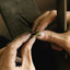 Kunna green tourmaline ring 14k gold - Studio Kroewe