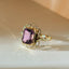 Leonis amethyst ring 14k gold - Studio Kroewe