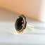 LIMITED EDITION | Poppy garnet ring 14k gold - Studio Kroewe