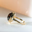 LIMITED EDITION | Poppy garnet ring 14k gold - Studio Kroewe