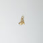 Little bird charm 14k gold - Studio Kroewe