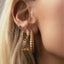 Little bird charm 14k gold - Studio Kroewe