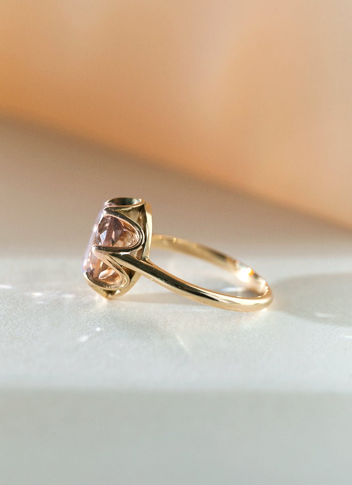 Lizzy ametrine ring 14k gold - Studio Kroewe