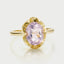 Lizzy moonquartz ring 14k gold - Studio Kroewe