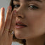 Lizzy moonquartz ring 14k gold - Studio Kroewe