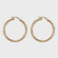 Logan hoop earrings 14k gold - Studio Kroewe