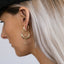 Malala lapide earrings 14k gold - Studio Kroewe