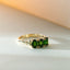 Max chrome diopside ring 14k gold - Studio Kroewe