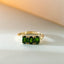 Max chrome diopside ring 14k gold - Studio Kroewe