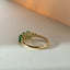 Max emerald ring 14k gold - Studio Kroewe