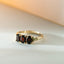 Max garnet ring 14k gold - Studio Kroewe