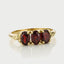 Max garnet ring 14k gold - Studio Kroewe