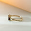 Max garnet ring 14k gold - Studio Kroewe