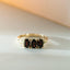 Max garnet ring 14k gold - Studio Kroewe