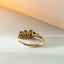 Max garnet ring 14k gold - Studio Kroewe