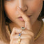 Max tanzanite ring 14k gold - Studio Kroewe