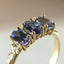 Max tanzanite ring 14k gold - Studio Kroewe