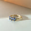 Max tanzanite ring 14k gold - Studio Kroewe