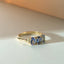 Max tanzanite ring 14k gold - Studio Kroewe