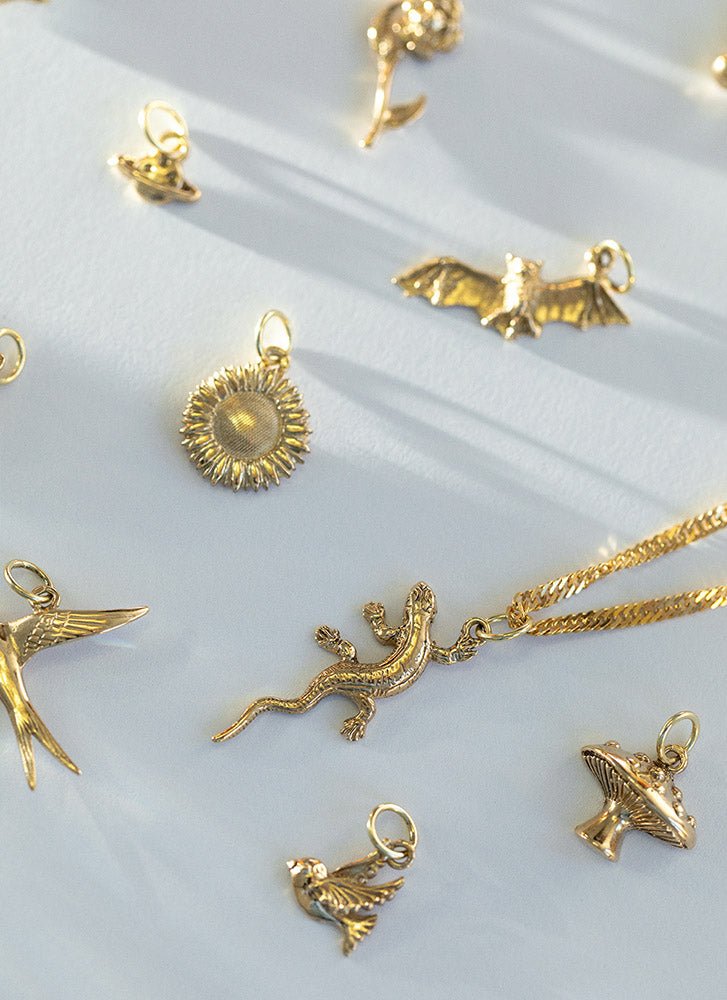 Paddo charm 14k gold - Studio Kroewe