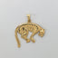 Panther charm 14k gold - Studio Kroewe