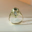 Poppy blue topaz ring 14k gold - Studio Kroewe